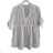 Women's Summer Cotton Short Sleeve Dress (S/M ONE SIZE) ITALIAN FASHION IM722253 S/M white