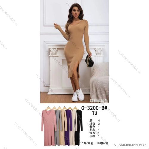 Women's Long Stretch Sleeveless Summer Dress (S / M / L ONE SIZE) ITALIAN FASHION IMWC222492