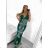 Šaty košilové dlouhý rukáv dámské (S/M ONE SIZE) ITALSKÁ MODA IMB23H03 M / L dark blue