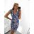 Women's Lace Cotton Short Sleeve Dress (S/M ONE SIZE) ITALIAN FASHION IMM23M7267