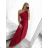 Women's long summer dress (uni s-m) ITALIAN FASHION IMM20119 S/M béžová
