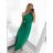 Women's long summer dress (uni s-m) ITALIAN FASHION IMM20119 S/M béžová