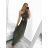 Women's long summer dress (uni s-m) ITALIAN FASHION IMM20119 S/M béžová