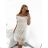 Sleeveless summer dress for women (uni sm) ITALIAN FASHION IMD20550 white XL/2XL