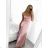 Women's Long Sleeve Knitted Turtleneck Sweater (S/M ONE SIZE) ITALIAN FASHION IM323001   béžová   S/M
