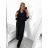 Women's Plus Size Long Pants and Long Sleeve Shirt Set (L/XL/2XL ONE SIZE) POLISH FASHION IMWT23BELLA/DU L/XL Beige