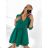 Women's Long Elegant Muslin Long Sleeve Dress (S/M ONE SIZE) ITALIAN FASHION IMWGB232515 S/M white