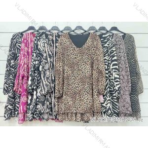 Women's Summer Chiffon Long Sleeve Dress (S/M ONE SIZE) ITALIAN FASHION IMWP233012
