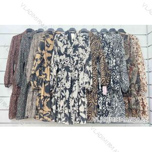 Women's Summer Chiffon Long Sleeve Dress (S/M ONE SIZE) ITALIAN FASHION IMWP233015