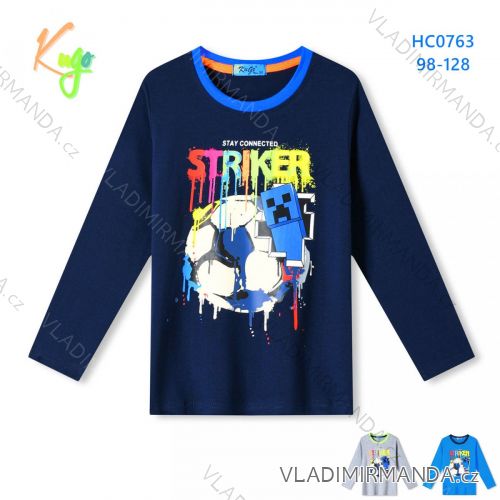 T-shirt with long sleeves children's girls girls (98-128) KUGO JC0720