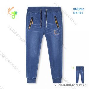 Long jeans for boys with jeans (134-164) KUGO QK0282