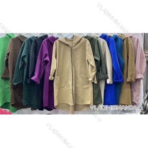 Women's Plus Size Long Sleeve Coat (3XL/4XL ONE SIZE) ITALIAN FASHION IMWQ233045