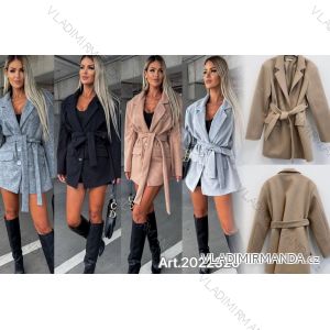Kabátek košilový flaušový na knoflíčky dámský (S/M ONE SIZE) ITALSKÁ MÓDA IMWD217059