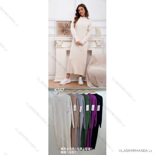 Women's Long Stretch Sleeveless Summer Dress (S / M / L ONE SIZE) ITALIAN FASHION IMWC222492