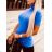 Women's Short Sleeve Turtleneck Knitted Sweater (S/M ONE SIZE) ITALIAN FASHION IMWE232769
