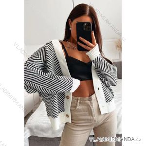 Women's Short Sleeve Turtleneck Knitted Sweater (S/M ONE SIZE) ITALIAN FASHION IMWE232769