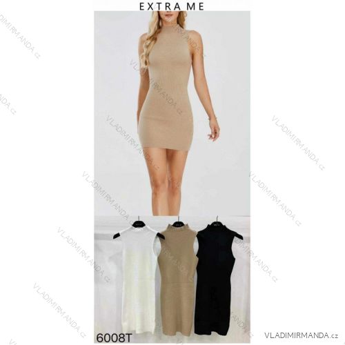Dress with 3/4-sleeve ladies pocket (uni sl) ITALIAN Fashion IM3181746 S/M white