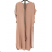 Summer Midi Short Sleeve Summer Dress (S / M / L ONE SIZE) ITALIAN FASHION IMWA222563 2XL/3XL dark pink