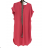 Summer Midi Short Sleeve Summer Dress (S / M / L ONE SIZE) ITALIAN FASHION IMWA222563 2XL/3XL dark pink