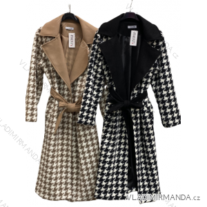 Women's Plus Size Fluffy Long Sleeve Coat (XL/2XL ONE SIZE) ITALIAN FASHION IMC23305
