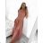 Elegant formal dress with straps for women (S / M ONE SIZE) ITALIAN FASHION IM321576
