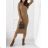 Women's Long Chiffon Short Sleeve Dress (S/M ONE SIZE) ITALIAN FASHION IMWGS231048