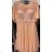 Women's Plus Size Long Casual Short Sleeve Dress (XL/2XL ONE SIZE) ITALIAN FASHION IMM23M80775L