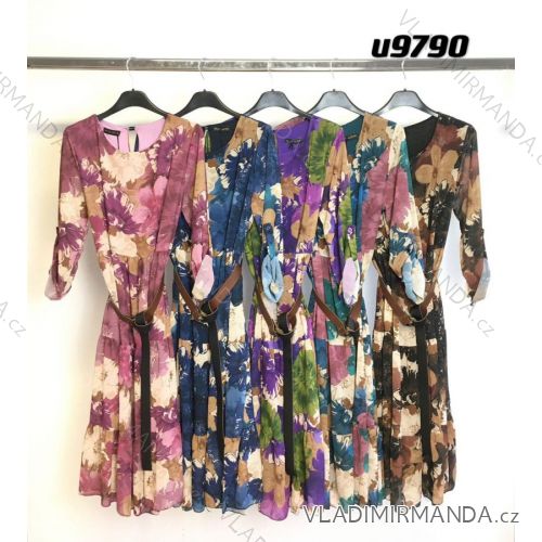 Dress with 3/4-sleeve ladies pocket (uni sl) ITALIAN Fashion IMWD20527