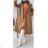Women's Fluffy Coat (S/M ONE SIZE) ITALIAN FASHION IMWB23511
