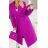 Women's Fluffy Coat (S/M ONE SIZE) ITALIAN FASHION IMWB23545