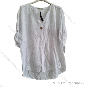 Women's long sleeve shirt tunic oversized (L / XL ONE SIZE) ITALIAN FASHION IMD211065