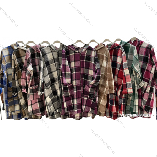 Women's Plus Size Long Sleeve Coat (3XL/4XL ONE SIZE) ITALIAN FASHION IMWQ233045