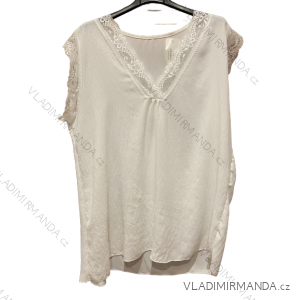 Summer tank top with lace for women (S/M ONE SIZE) ITALIAN FASHION IMWGM23443