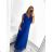 Women's Long Casual Elegant Sleeveless Dress (S/M ONE SIZE) ITALIAN FASHION IMPSH233584/DU khaki