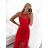 Elegant formal dress with straps for women (S / M ONE SIZE) ITALIAN FASHION IM321576