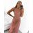 Elegant formal dress with straps for women (S / M ONE SIZE) ITALIAN FASHION IM321576