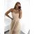Elegant formal dress with straps for women (S / M ONE SIZE) ITALIAN FASHION IM321576