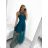 Elegant formal dress with straps for women (S / M ONE SIZE) ITALIAN FASHION IM321576