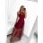 Elegant formal dress with straps for women (S / M ONE SIZE) ITALIAN FASHION IM321576