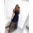 Elegant formal dress with straps for women (S / M ONE SIZE) ITALIAN FASHION IM321576