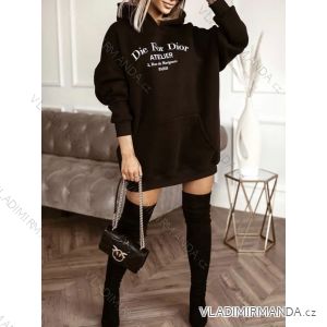 Women's Long Sleeve Shirt Dress (S/M ONE SIZE) ITALIAN FASHION IMWGM23447