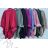 Women's Plus Size Long Sleeve Zipper Hooded Sweatshirt (XL/2XLONE SIZE) ITALIAN FASHION IMD23429