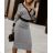 Women's Warm Long Sleeve Knitted Dress (S/M ONE SIZE) ITALIAN FASHION IMD221070