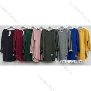 Women's Long Long Sleeve Extended Tunic (L / XL ONE SIZE) ITALIAN FASHION IMD211117