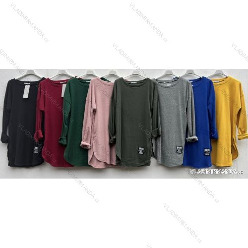 Women's Long Long Sleeve Extended Tunic (L / XL ONE SIZE) ITALIAN FASHION IMD211117