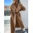 Women's Button Down Fluffy Coat (S/M/L ONE SIZE) ITALIAN FASHION IMD22962