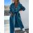 Women's Button Down Fluffy Coat (S/M/L ONE SIZE) ITALIAN FASHION IMD22962