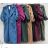 Women's Button Down Fluffy Coat (S/M/L ONE SIZE) ITALIAN FASHION IMD22962