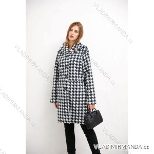Women's Plus Size Fluffy Long Sleeve Coat (XL/2XL ONE SIZE) ITALIAN FASHION IMC23363