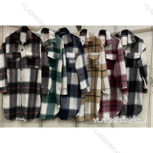 Women's Autumn Flannel Coat (XL/2XL ONE SIZE) ITALIAN FASHION IMC22571